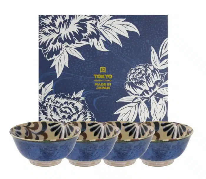Tokyo Design Studio Bowls Gift Set 14.8x6.8cm 550ml 4pcs Kariyushi