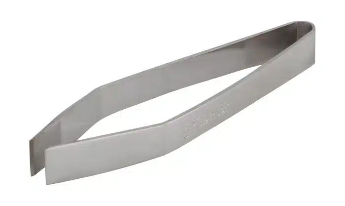 Fishbone Tweezers Stainless Steel Flat Type West Japan Style