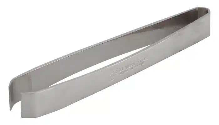 Herringbone Tweezers Stainless Steel Flat Type 12cm East Japan Style - Image 2