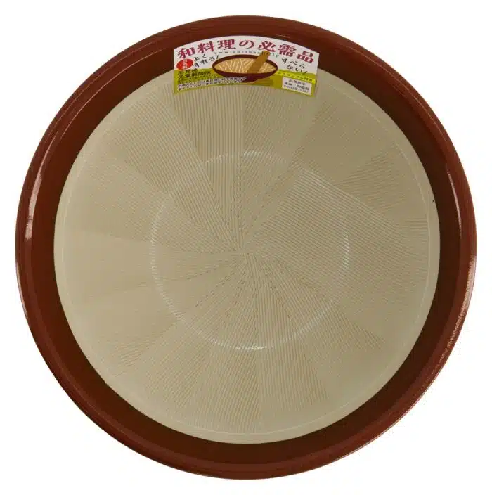 Mortar Suribachi Brown With Rubber Base 21.5x9cm