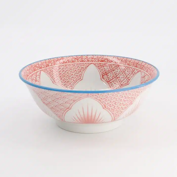 Tokyo Design Studio Lily Ramen Bowl 20.5x8cm 1200ml Red - Image 4