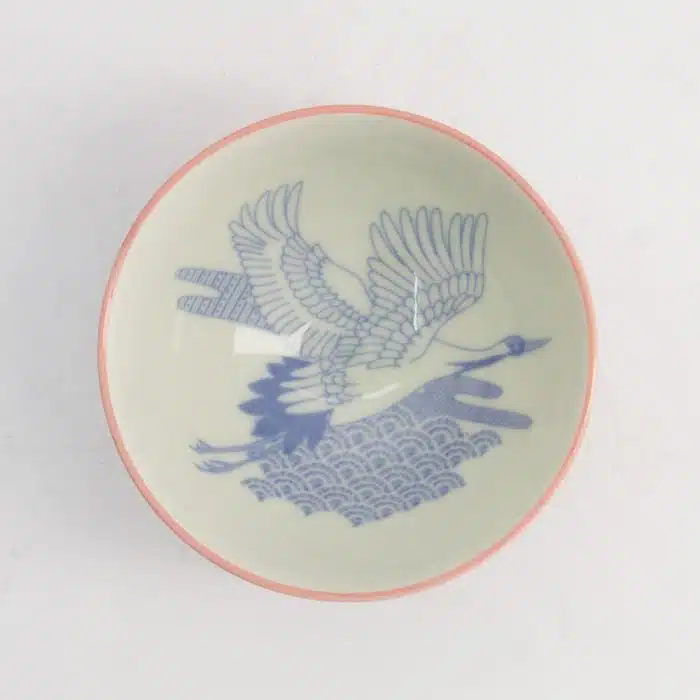 Tokyo Design Studio Kawaii Rice Bowl Crane 11.5x6cm 300ml Red - Image 4