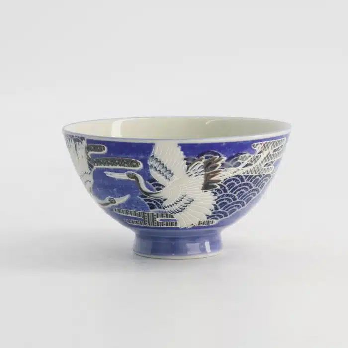 Tokyo Design Studio Kawaii Rice Bowl Crane 11.5x6cm 300ml Blue - Image 4