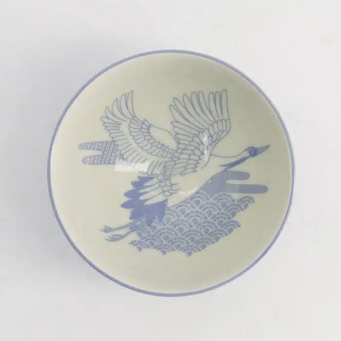 Tokyo Design Studio Kawaii Rice Bowl Crane 11.5x6cm 300ml Blue - Image 2