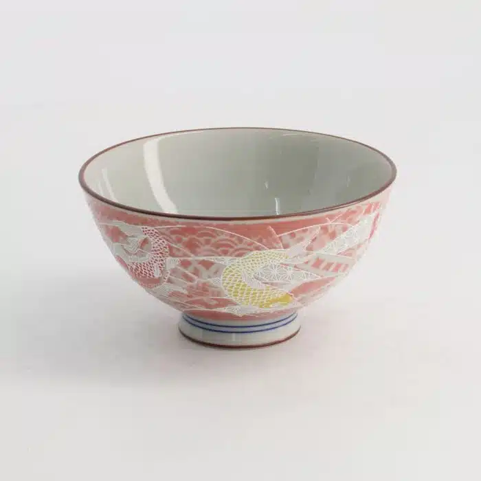 Tokyo Design Studio Kawaii Rice Bowl Carp 11.5x6cm 300ml Red - Image 3
