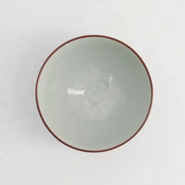 Tokyo Design Studio Kawaii Rice Bowl Carp 11.5x6cm 300ml Red - Image 2