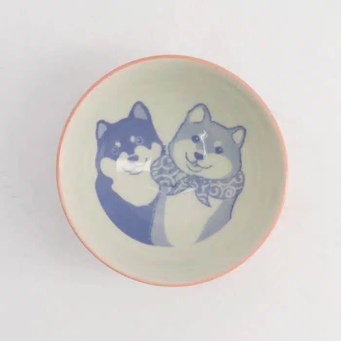 Tokyo Design Studio-Kawaii-Rice Bowl -Shiba-Dog- 11.5x6cm 300ml -Pink - Image 3