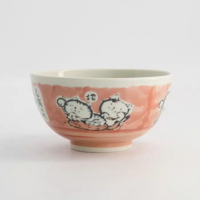 Tokyo Design Studio Kawaii Rice Bowl Cat Neko 13x8cm 400ml - Image 3