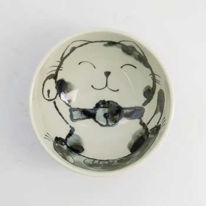Tokyo Design Studio Kawaii Rice Bowl Cat Neko 13x8cm 400ml - Image 4