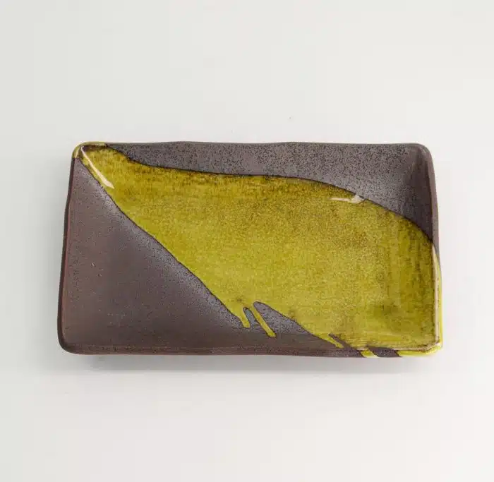 Tokyo Design Studio - Large Plates - Rectangular Plate - Shiratsu Yuzucha Nagashi - 21x13.5x2.8 cm - Image 2