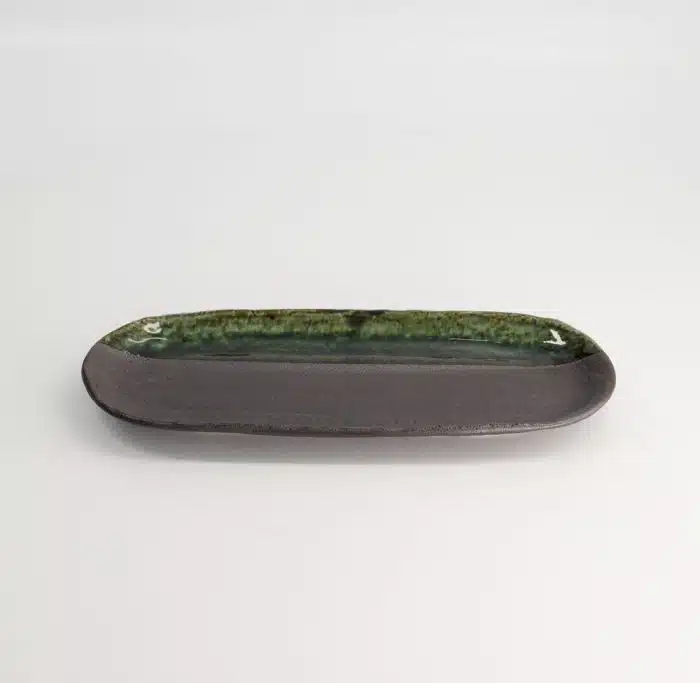 Tokyo Design Studio - Large Plates - Ovaal Bord - Yuzukuru Nuriwake - 28.5x11.5x2.3cm