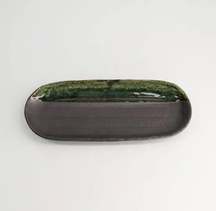 Tokyo Design Studio - Large Plates - Oval Plate - Yuzukuru Nuriwake - 28.5x11.5x2.3 cm - Image 2