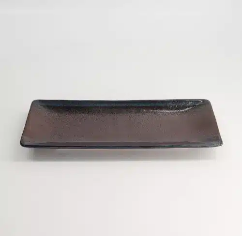 Tokyo Design Studio - Large Plates - Rechthoekig Bord - Masiko Kinyo - Zwart - 28.5x12.5x2.5cm