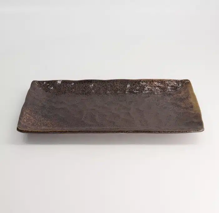 Tokyo Design Studio - Large Plates - Rechthoekig Bord - Kuro Suisho - Groen - 28.5x12.5x2.5cm