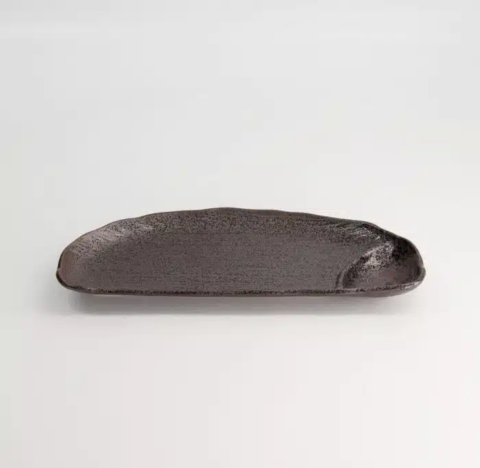 Tokyo Design Studio - Large Plates - Rechthoekig Bord - Hyosho - Bruin - 27.5x12x2.5cm