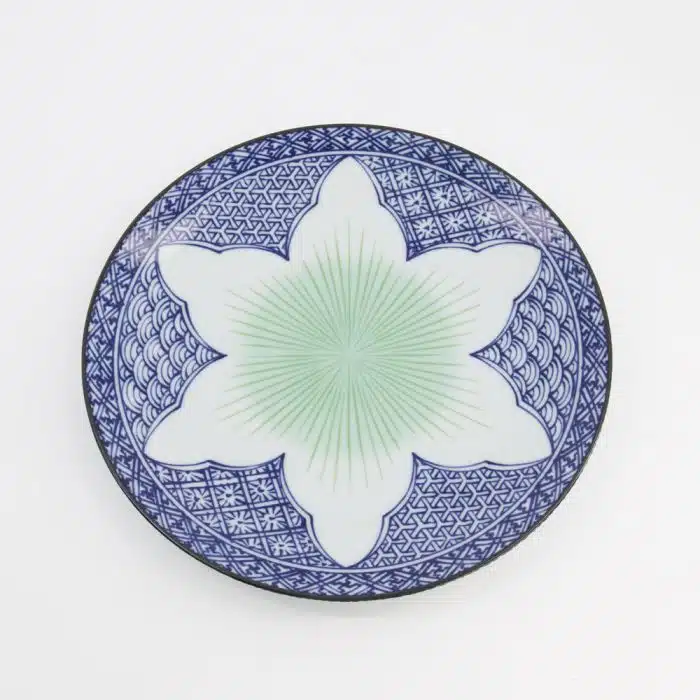 Tokyo Design Studio Lily Plate 20x3cm Blue