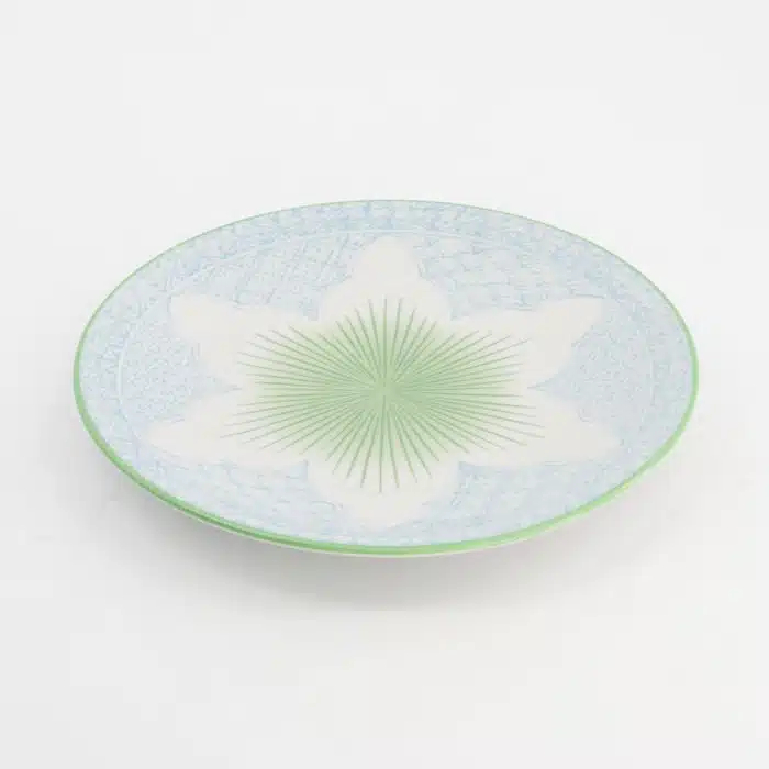 Tokyo Design Studio Lily Plate 20x3cm Light Blue - Image 3