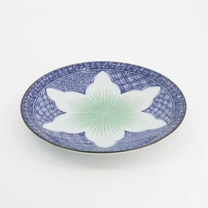 Tokyo Design Studio Lily Plate 26x3cm Blue - Image 2