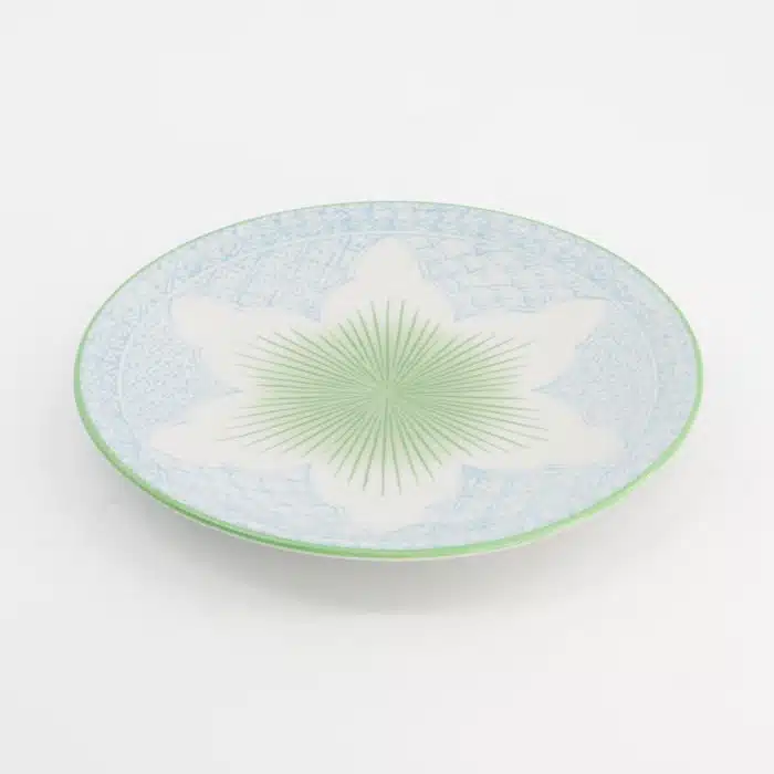 Tokyo Design Studio Lily Plate 26x3cm Light Blue - Image 3