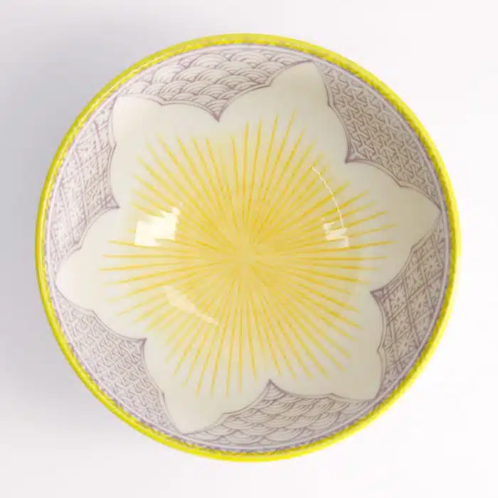 Tokyo Design Studio Lily Flower Tayo Bowl 13.5x6.8cm 300ml Purple