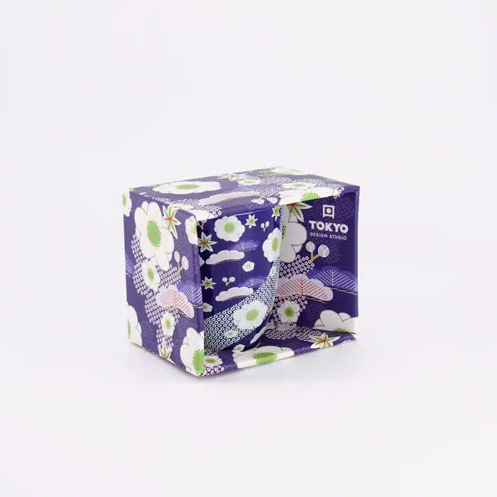 Tokyo Design Studio Kawaii Flower Mug With Gift Box Blue 8.5x10.2cm 300ml - Image 3