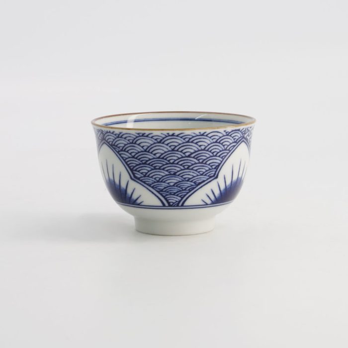 Tokyo Design Studio Lily Flower Tea Cup 8.4x5.5cm 150ml Blue - Image 4