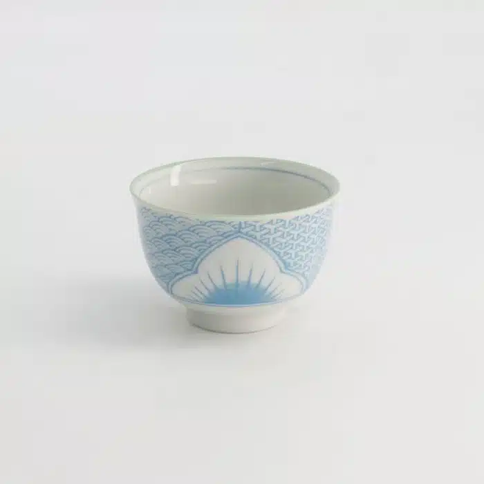 Tokyo Design Studio Lily Flower Tea Cup 8.4x5.5cm 150ml Light Blue - Image 4