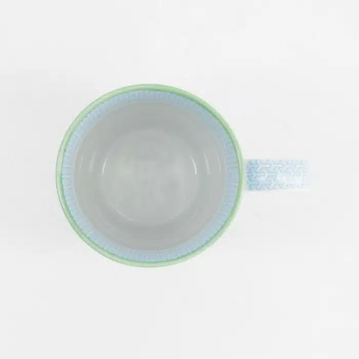 Tokyo Design Studio Lily Flower Mug 8.8x10.5cm 350ml Light Blue - Image 4
