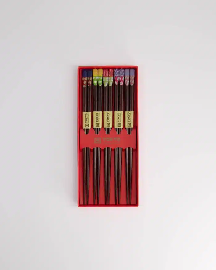 chopstick giftset - wooden multi color - Image 3