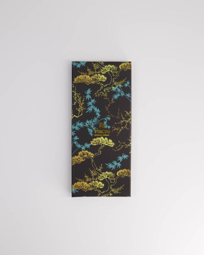 chopsticks gift set - wood - black blue - Image 4