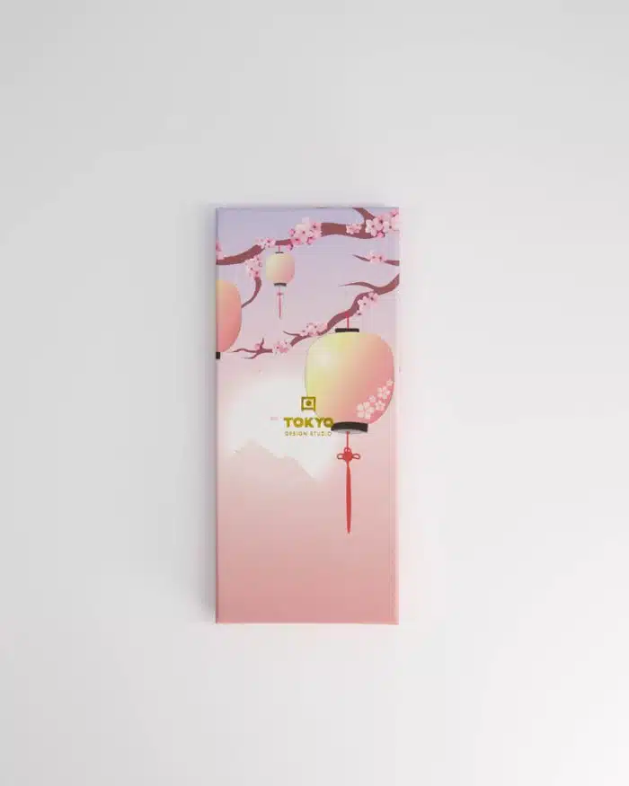 Tokyo Design Studio - Chopsticks Gift Set - Pink Lantern - Image 2