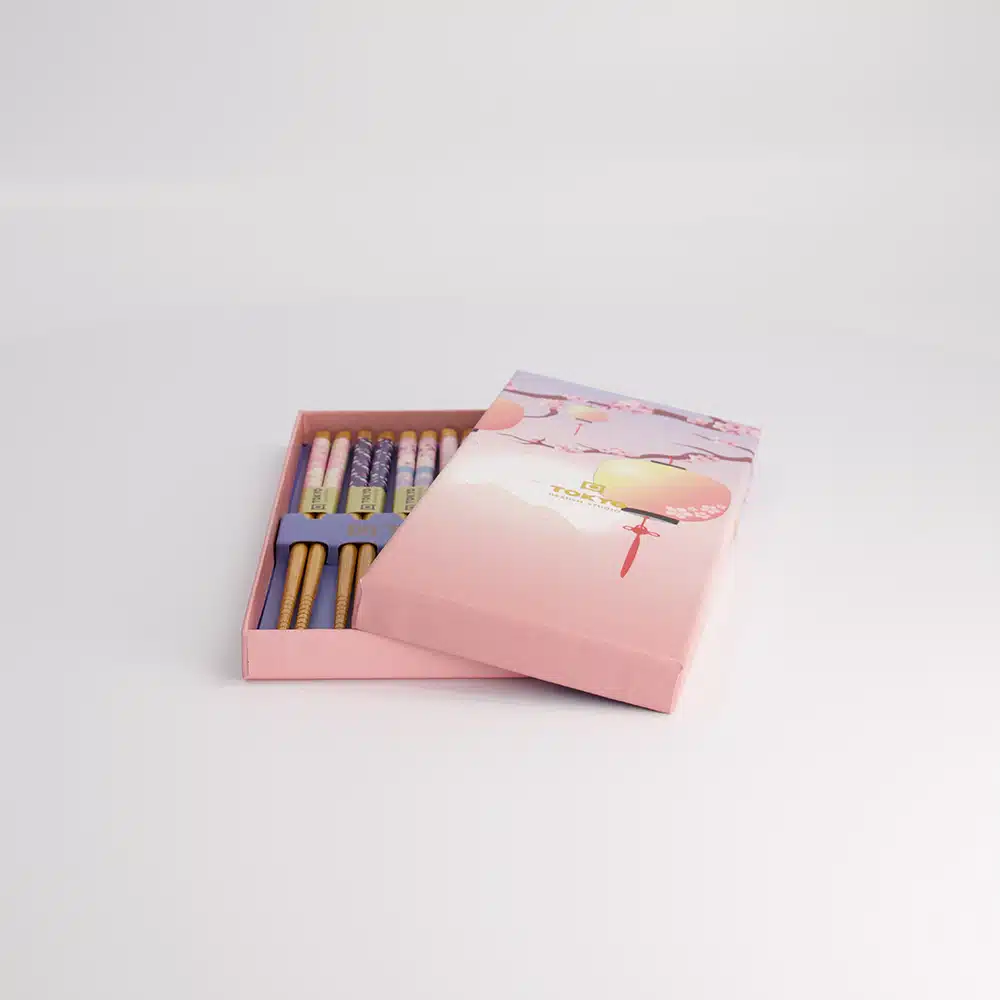 Tokyo Design Studio - Chopsticks Gift Set - Pink Lantern - Image 3