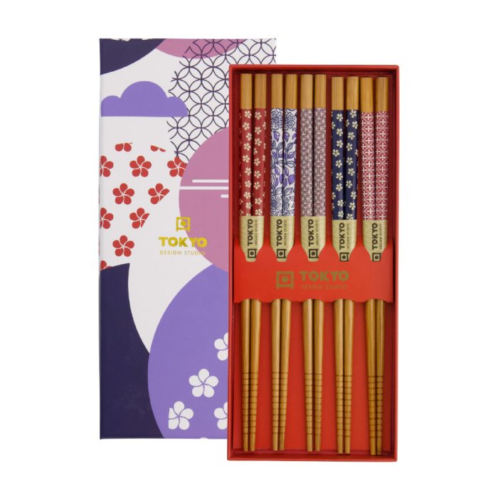 Tokyo Design Studio Chopsticks Gift Set Flower Circle