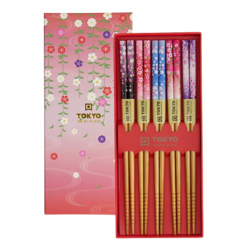 Tokyo Design Studio Chopsticks Gift Set Flowers
