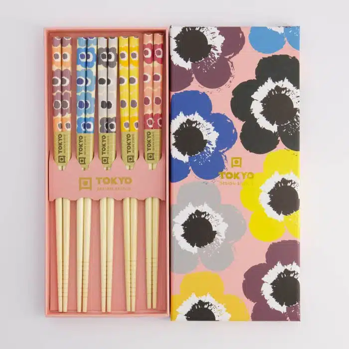 Tokyo Design Studio Chopsticks Gift Set Pink Flower