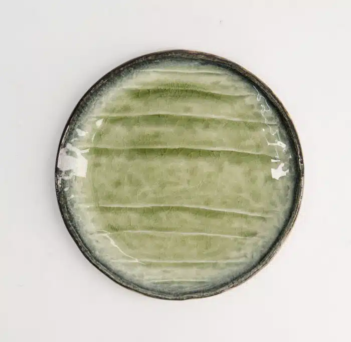 Tokyo Design Studio - Yamasaku Green - Pastry Plate - 16.5x1.5cm - Image 2
