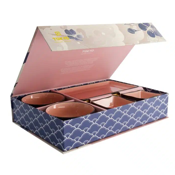 Tokyo Design Studio - Glassy Pink - Sushi Tableware - 8 pieces - 2 persons