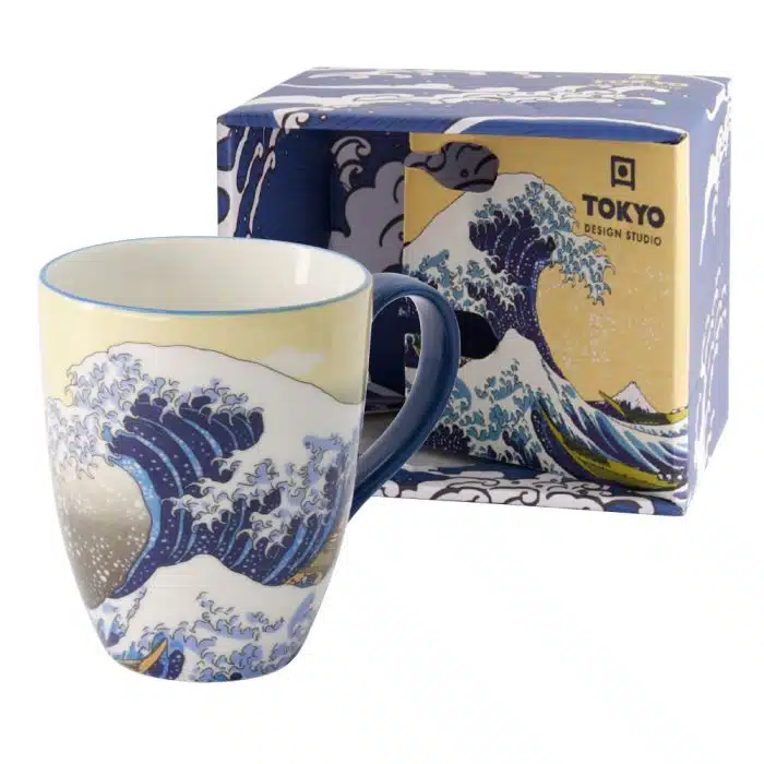 Tokyo Design Studio - Kawaii Hokusai - Mug With Gift Box - 8.5x10.2cm 380ml
