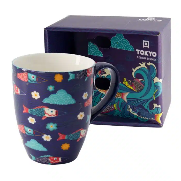 Tokyo Design Studio - Kawaii Koinobori - Mug With Gift Box - 8.5x10.2cm 380ml