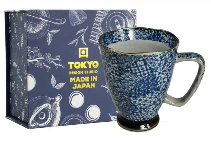 Tokyo Design Studio Mug Gift Set 9x11cm 400ml Gray Kimono