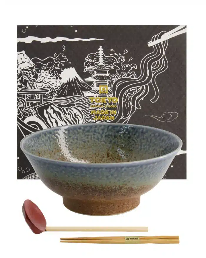 Tokyo Design Studio Sunachi Ainagashi Ramen Bowl Gift Set 3pcs 21.3x8.7cm 1250ml