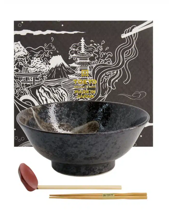 Tokyo Design Studio Arahake Ramen Bowl Gift Set 3pcs 21.3x8.7cm 1250ml