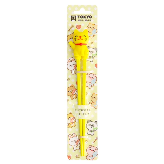 Tokyo Design Studio- Chopsticks- Lucky Cat Geel - (eetstokjes kind)