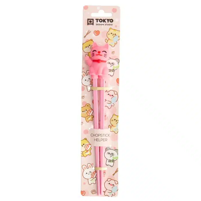 Tokyo Design Studio- Chopsticks- Lucky Cat Pink - (chopsticks child)