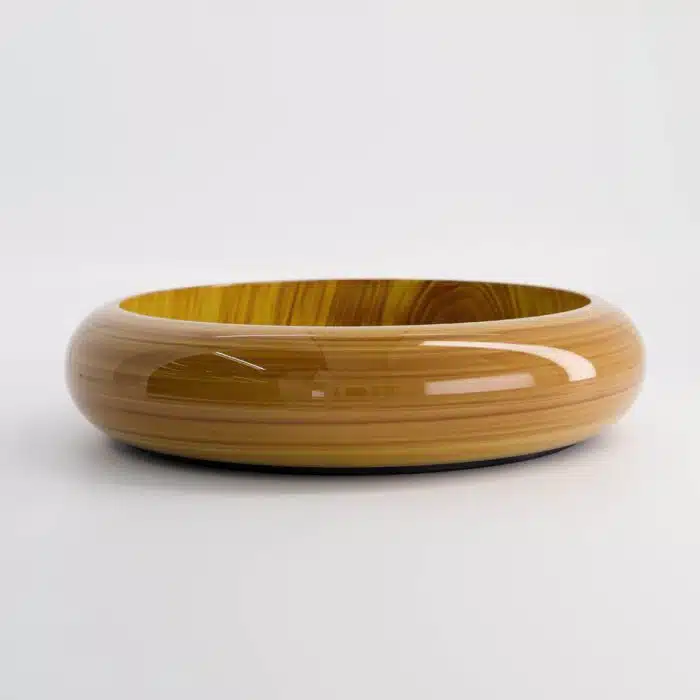 Sushi Oke - Serving Tray - Lacquer Finish - Wooden Color - 27.5x6.2cm - Image 3