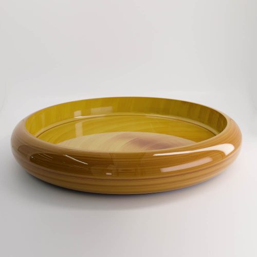 Sushi Oke - Serveerschaal - Lakwerk - Houten Kleur - 51x8.1cm