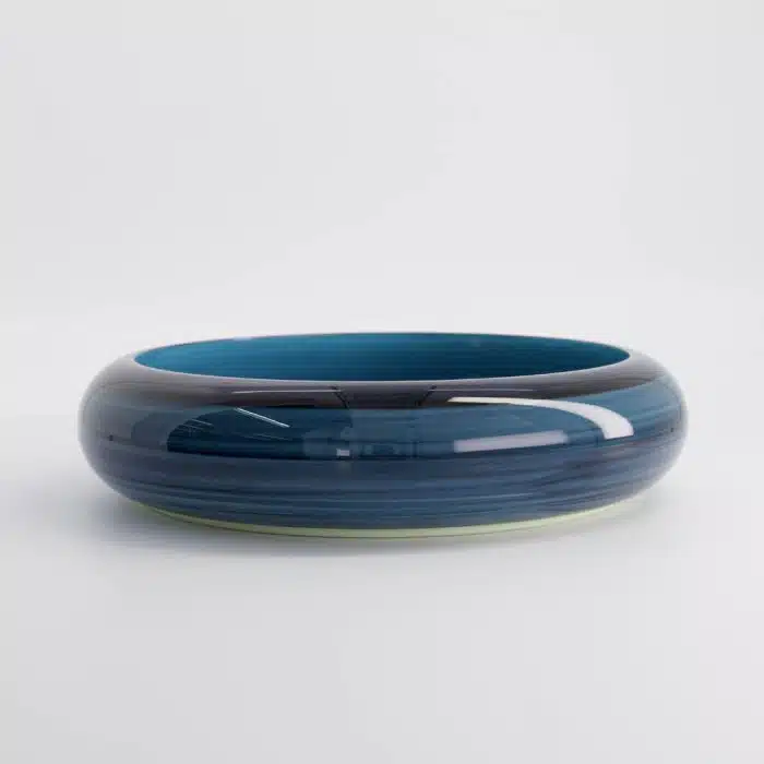 Sushi Oke - Serving Tray - Lacquer - Azure Blue - 27.5x6.2cm - Image 2