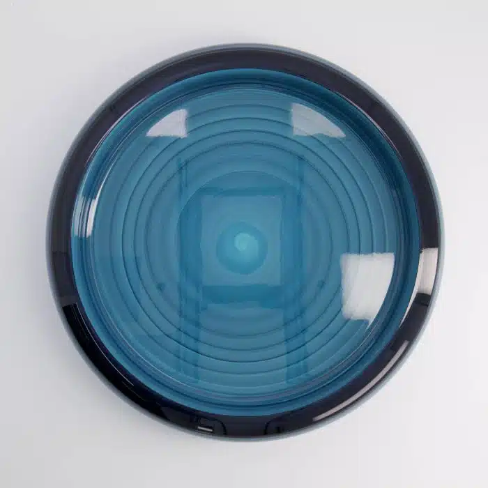 Sushi Oke - Serving Bowl - Lacquer Finish - Azure Blue - 33.8x6.8cm - Image 2