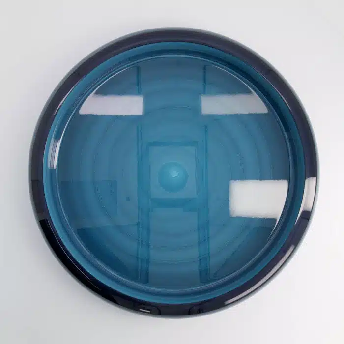 Sushi Oke - Serving Tray - Lacquer Finish - Azure Blue - 40.3x7cm - Image 2