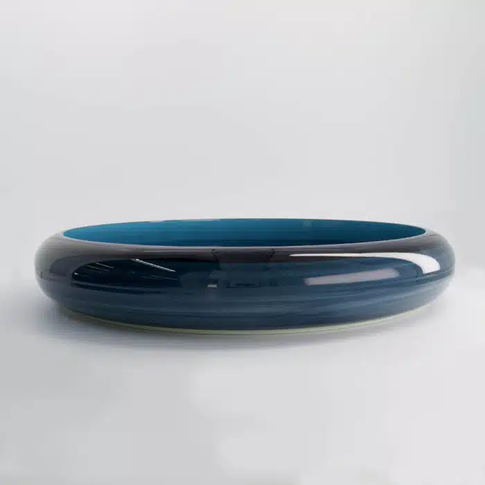 Sushi Oke - Serving Platter - Lacquer Finish - Azure Blue - 51x8.1cm - Image 2
